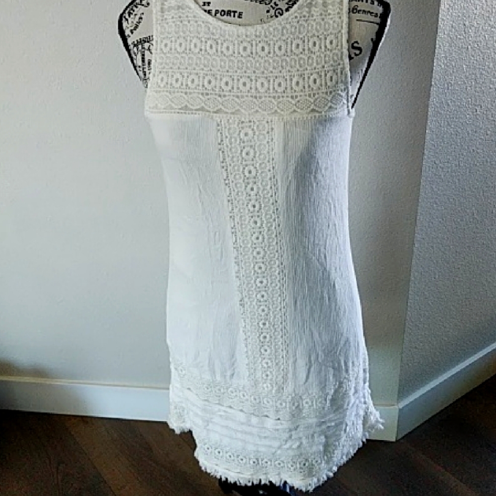 Sanctuary  White Lace Dress Boheimian